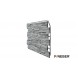 Фасадная панель ПВХ FineBer (Файнбир) Дачный Скол 3D-Facture Светло-серый